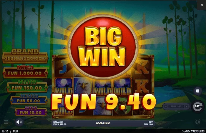 3 Apex Treasures - голема добивка во Hold & Win